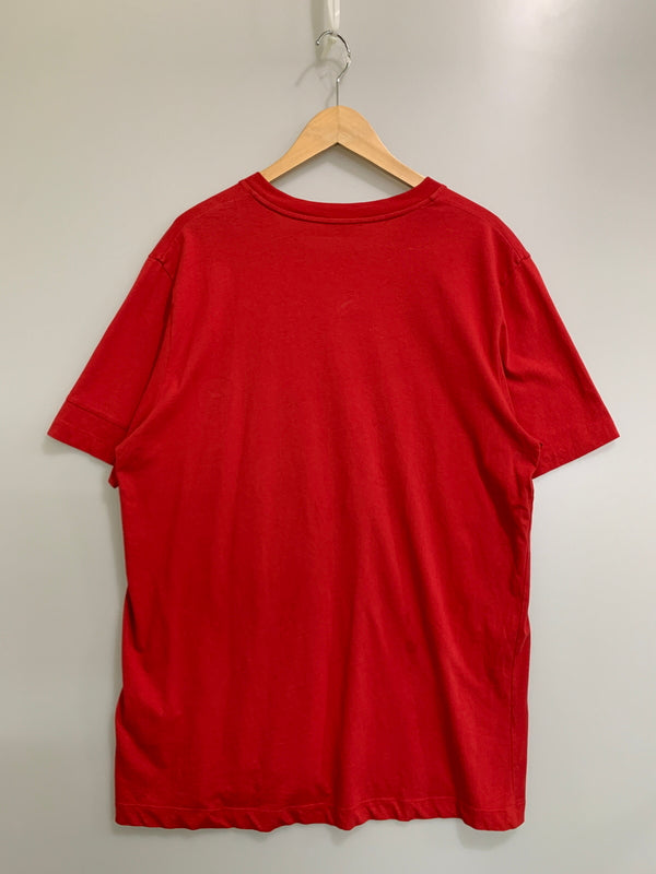 【中古品】【メンズ】 MONCLER モンクレール MAGLIA T-SHIRT G10918C7B210 マリア Tシャツ 半袖Tシャツ メンズ トップス 141-260706-KS-29-min サイズ：L カラー：レッド 万代Net店