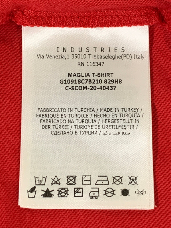 【中古品】【メンズ】 MONCLER モンクレール MAGLIA T-SHIRT G10918C7B210 マリア Tシャツ 半袖Tシャツ メンズ トップス 141-260706-KS-29-min サイズ：L カラー：レッド 万代Net店