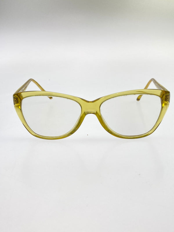 【中古品】【メンズ】 OSCAR MAGNUSON オスカーマグナソン 眼鏡 度入り 203-260707-jt-27-min サイズ：52 □ 14 カラー：イエロー 万代Net店