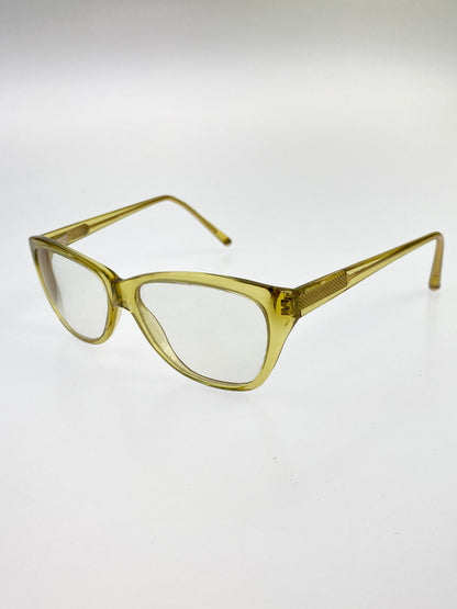 【中古品】【メンズ】 OSCAR MAGNUSON オスカーマグナソン 眼鏡 度入り 203-260707-jt-27-min サイズ：52 □ 14 カラー：イエロー 万代Net店