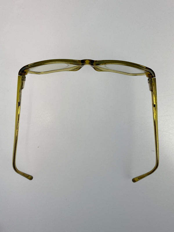 【中古品】【メンズ】 OSCAR MAGNUSON オスカーマグナソン 眼鏡 度入り 203-260707-jt-27-min サイズ：52 □ 14 カラー：イエロー 万代Net店