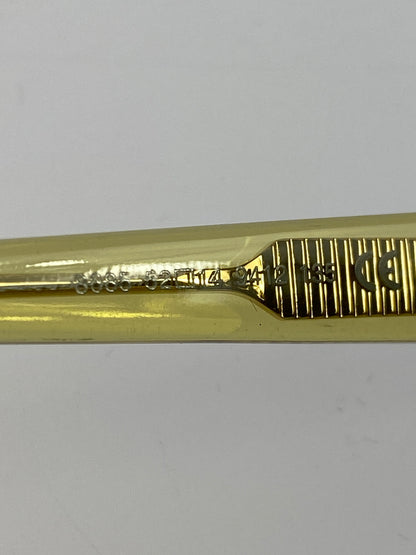 【中古品】【メンズ】 OSCAR MAGNUSON オスカーマグナソン 眼鏡 度入り 203-260707-jt-27-min サイズ：52 □ 14 カラー：イエロー 万代Net店