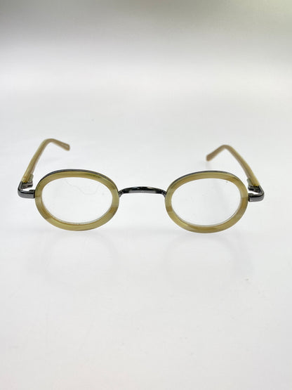 【中古品】【メンズ】 EYEBOBS アイブブス メガネ 度入り 203-260707-jt-28-min サイズ：36 □ 25 カラー：シルバー/ベージュ 万代Net店