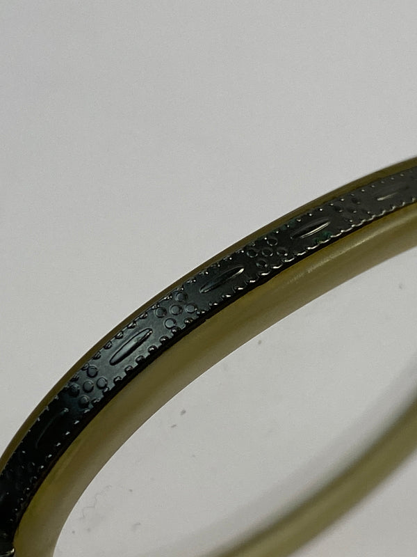 【中古品】【メンズ】 EYEBOBS アイブブス メガネ 度入り 203-260707-jt-28-min サイズ：36 □ 25 カラー：シルバー/ベージュ 万代Net店