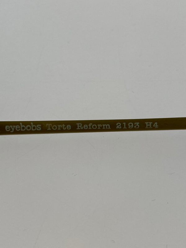 【中古品】【メンズ】 EYEBOBS アイブブス メガネ 度入り 203-260707-jt-28-min サイズ：36 □ 25 カラー：シルバー/ベージュ 万代Net店