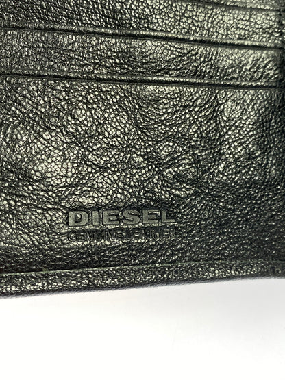 【中古品】【メンズ】 DIESEL ディーゼル X03925 二つ折り財布 財布 200-260707-jt-25-min カラー：ブラック 万代Net店