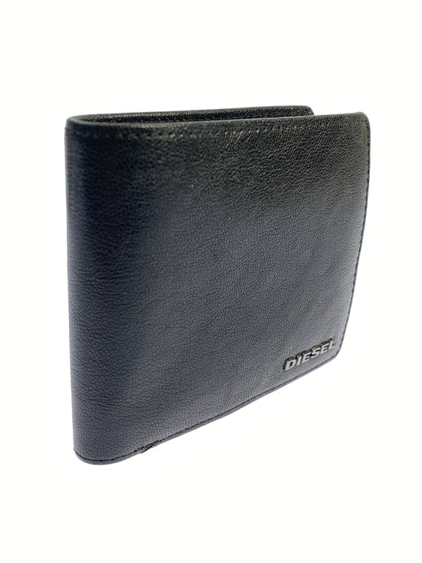 【中古品】【メンズ】 DIESEL ディーゼル X03925 二つ折り財布 財布 200-260707-jt-25-min カラー：ブラック 万代Net店
