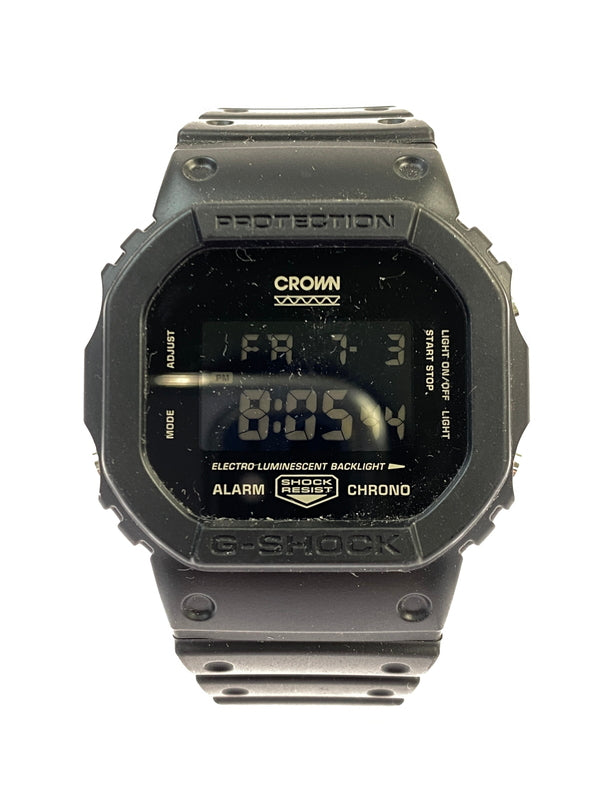 【中古品】【メンズ】 G-SHOCK ジーショック DW-5600VT CROWN クラウン デジタル クオーツ腕時計 196-260707-jt-24-min カラー：ブラック 万代Net店