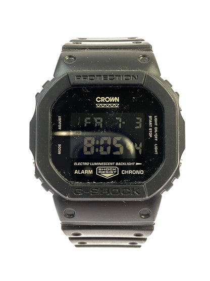 【中古品】【メンズ】 G-SHOCK ジーショック DW-5600VT CROWN クラウン デジタル クオーツ腕時計 196-260707-jt-24-min カラー：ブラック 万代Net店