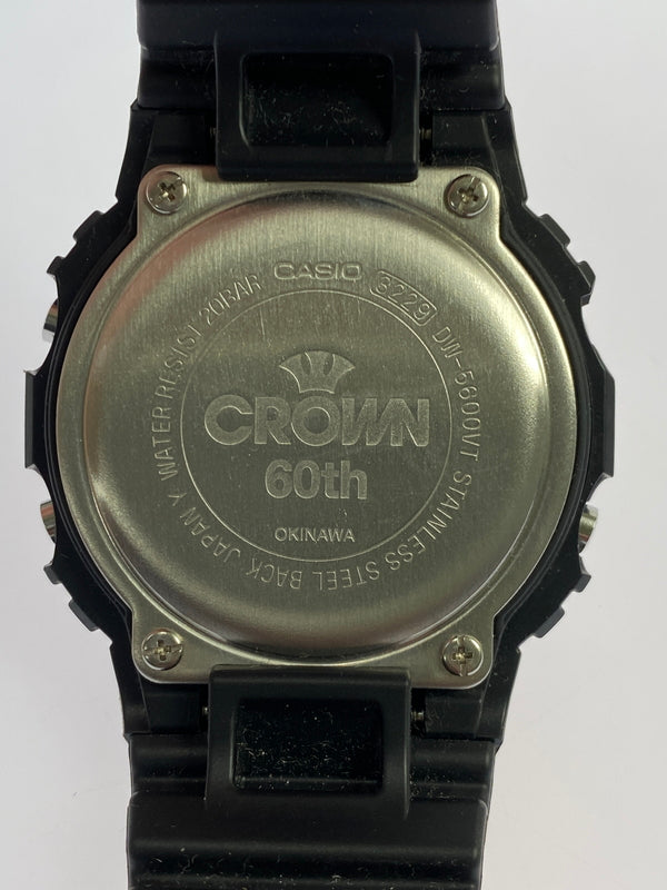 【中古品】【メンズ】 G-SHOCK ジーショック DW-5600VT CROWN クラウン デジタル クオーツ腕時計 196-260707-jt-24-min カラー：ブラック 万代Net店