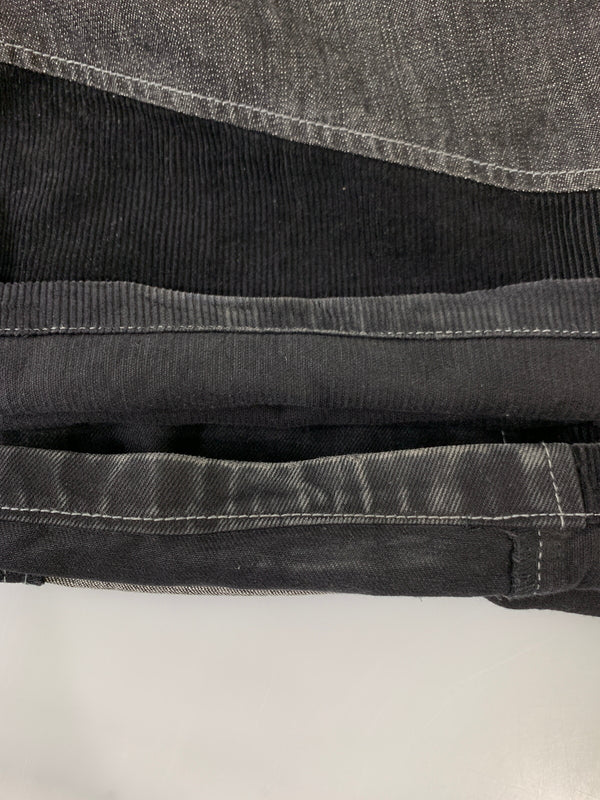 【中古品】【メンズ】 SOUTHPOLE サウスポール CORDUROY DENIM PANTS コーデュロイ デニムパンツ ボトムス 157-260707-jt-10-min サイズ：36 カラー：ブラック 万代Net店