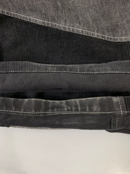 【中古品】【メンズ】 SOUTHPOLE サウスポール CORDUROY DENIM PANTS コーデュロイ デニムパンツ ボトムス 157-260707-jt-10-min サイズ：36 カラー：ブラック 万代Net店