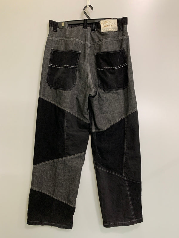 【中古品】【メンズ】 SOUTHPOLE サウスポール CORDUROY DENIM PANTS コーデュロイ デニムパンツ ボトムス 157-260707-jt-10-min サイズ：36 カラー：ブラック 万代Net店