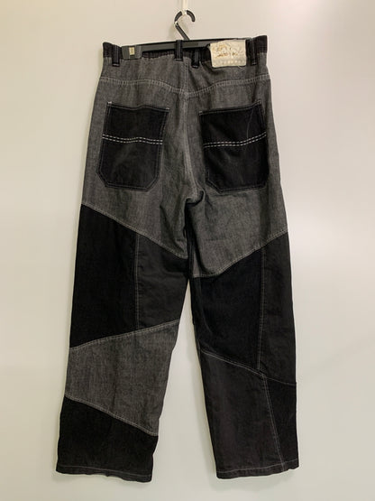 【中古品】【メンズ】 SOUTHPOLE サウスポール CORDUROY DENIM PANTS コーデュロイ デニムパンツ ボトムス 157-260707-jt-10-min サイズ：36 カラー：ブラック 万代Net店