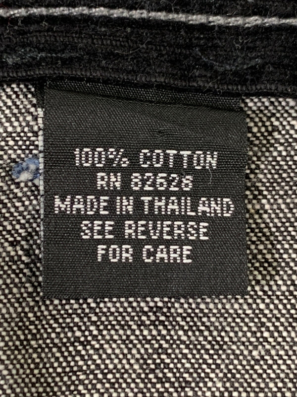 【中古品】【メンズ】 SOUTHPOLE サウスポール CORDUROY DENIM PANTS コーデュロイ デニムパンツ ボトムス 157-260707-jt-10-min サイズ：36 カラー：ブラック 万代Net店