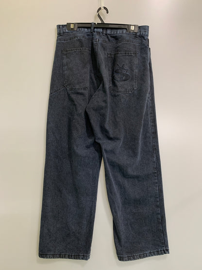 【中古品】【メンズ】 YARDSALE ヤードセール PAINTER DENIM PANTS ペインター デニムパンツ ボトムス 153-260707-jt-12-min サイズ：L カラー：ネイビー系 万代Net店