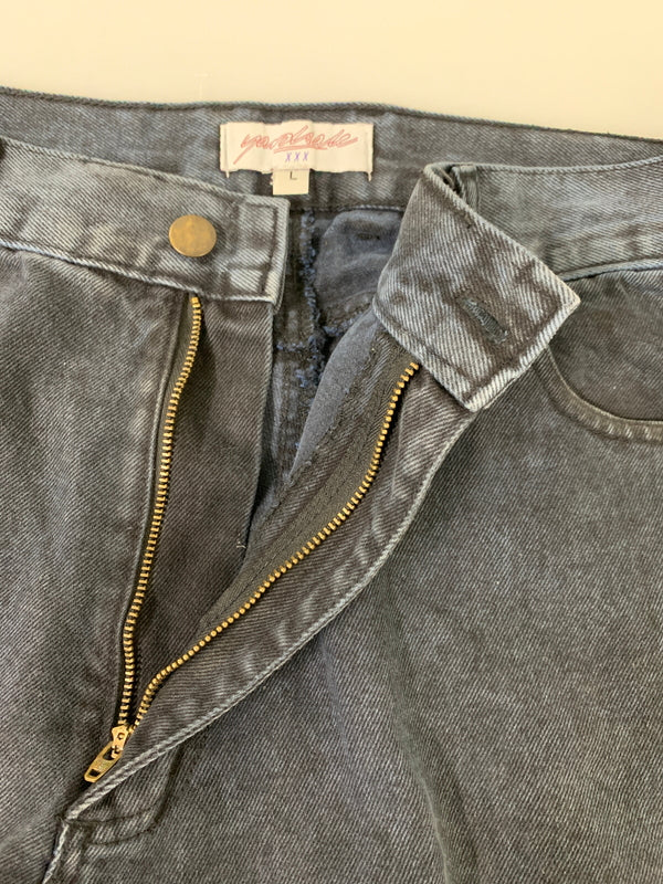 【中古品】【メンズ】 YARDSALE ヤードセール PAINTER DENIM PANTS ペインター デニムパンツ ボトムス 153-260707-jt-12-min サイズ：L カラー：ネイビー系 万代Net店