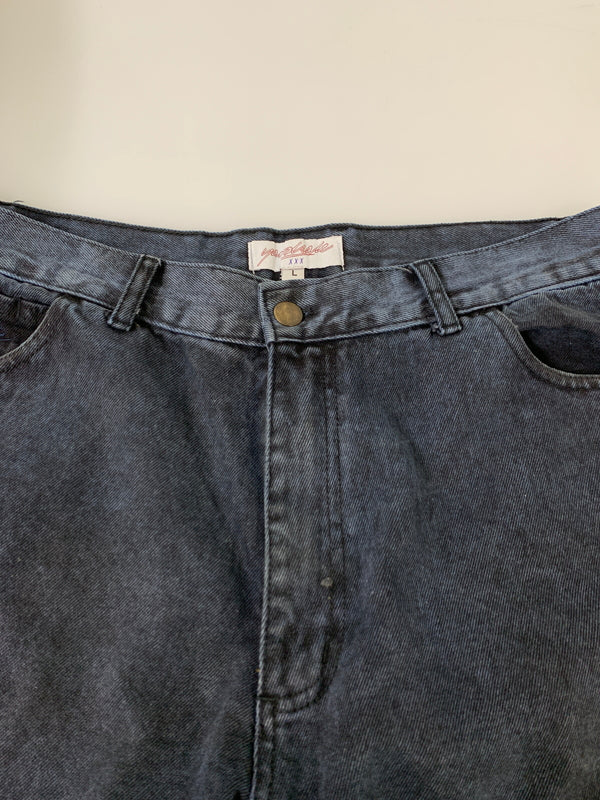 【中古品】【メンズ】 YARDSALE ヤードセール PAINTER DENIM PANTS ペインター デニムパンツ ボトムス 153-260707-jt-12-min サイズ：L カラー：ネイビー系 万代Net店