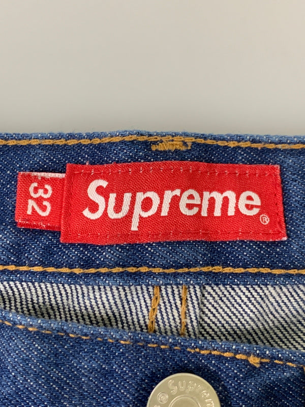 【中古品】【メンズ】 SUPREME シュプリーム RIGID BAGGY SELVEDGE JEAN リジッド バギー セルビッジ ジーンズ デニム メンズ ボトムス 149-260706-KS-23-min サイズ：32 カラー：ブルー 万代Net店