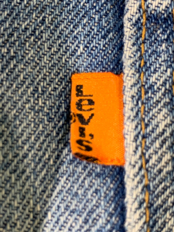 【中古品】【メンズ】 LEVI'S リーバイス 90S オレンジタブ 505 DENIM PANTS デニムパンツ ボトムス 157-260707-jt-13-min カラー：ライトインディゴ 万代Net店