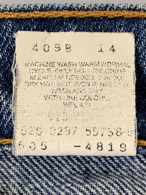 【中古品】【メンズ】 LEVI'S リーバイス 90S サークルRタブ 505 DENIM PANTS デニムパンツ ボトムス 157-260707-jt-14-min サイズ：W30 L32 カラー：インディゴ 万代Net店