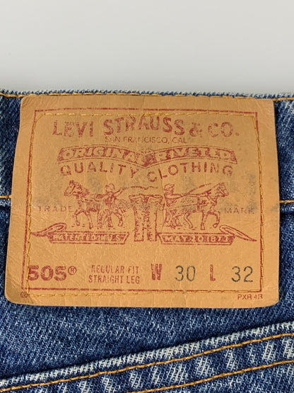 【中古品】【メンズ】 LEVI'S リーバイス 90S サークルRタブ 505 DENIM PANTS デニムパンツ ボトムス 157-260707-jt-14-min サイズ：W30 L32 カラー：インディゴ 万代Net店