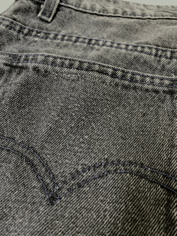【中古品】【メンズ】 LEVI'S リーバイス 90S 後染め 550 BLACK DENIM PANTS ブラック デニムパンツ ボトムス 157-260707-jt-15-min サイズ：M カラー：ブラック 万代Net店