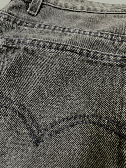 【中古品】【メンズ】 LEVI'S リーバイス 90S 後染め 550 BLACK DENIM PANTS ブラック デニムパンツ ボトムス 157-260707-jt-15-min サイズ：M カラー：ブラック 万代Net店