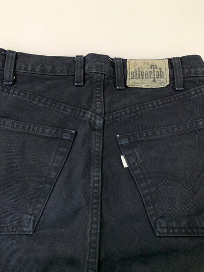 【中古品】【メンズ】 LEVI'S リーバイス 90S SILVERTAB BAGGY PLEATED BLACK DENIM PANTS 1990年代 シルバータブ バギー プリーツ ブラックデニムパンツ メンズ ボトムス 157-260706-KS-21-min サイズ：W30 L34 カラー：ブラック 万代Net店