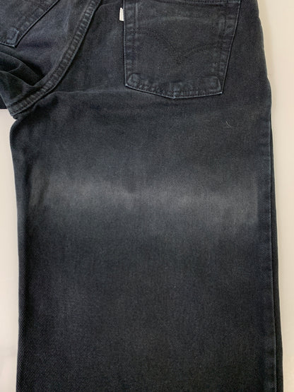 【中古品】【メンズ】 LEVI'S リーバイス 90S SILVERTAB BAGGY PLEATED BLACK DENIM PANTS 1990年代 シルバータブ バギー プリーツ ブラックデニムパンツ メンズ ボトムス 157-260706-KS-21-min サイズ：W30 L34 カラー：ブラック 万代Net店