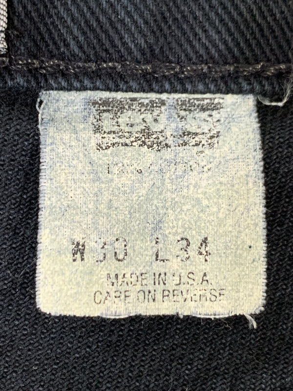 【中古品】【メンズ】 LEVI'S リーバイス 90S SILVERTAB BAGGY PLEATED BLACK DENIM PANTS 1990年代 シルバータブ バギー プリーツ ブラックデニムパンツ メンズ ボトムス 157-260706-KS-21-min サイズ：W30 L34 カラー：ブラック 万代Net店