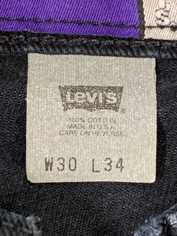 【中古品】【メンズ】 LEVI'S リーバイス 90S SILVERTAB BAGGY PLEATED BLACK DENIM PANTS 90年代 シルバータブ バギー プリーツ ブラックデニムパンツ メンズ ボトムス 157-260706-KS-22-min サイズ：W30 L34 カラー：ブラック 万代Net店