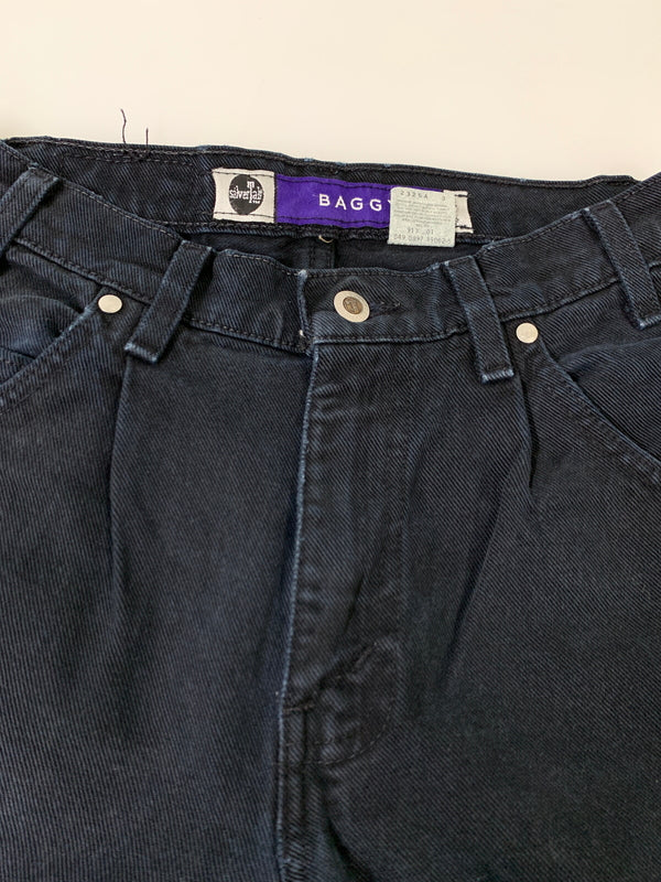 【中古品】【メンズ】 LEVI'S リーバイス 90S SILVERTAB BAGGY PLEATED BLACK DENIM PANTS 90年代 シルバータブ バギー プリーツ ブラックデニムパンツ メンズ ボトムス 157-260706-KS-22-min サイズ：W30 L34 カラー：ブラック 万代Net店