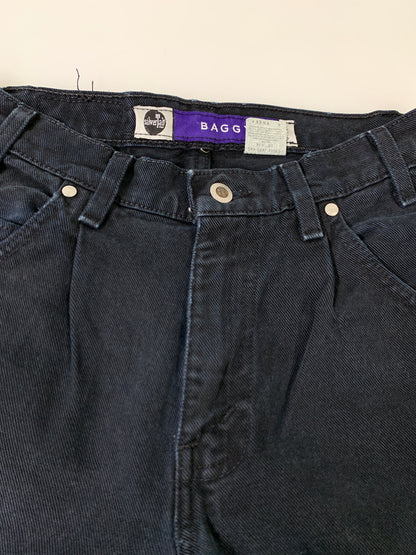 【中古品】【メンズ】 LEVI'S リーバイス 90S SILVERTAB BAGGY PLEATED BLACK DENIM PANTS 90年代 シルバータブ バギー プリーツ ブラックデニムパンツ メンズ ボトムス 157-260706-KS-22-min サイズ：W30 L34 カラー：ブラック 万代Net店