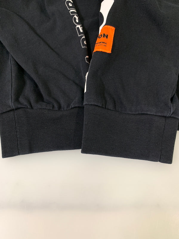【中古品】【メンズ】 HERON PRESTON ヘロン プレストン B&W SKULL LS TEE HMAB002F18600022 スカル エルエス ティー 長袖Tシャツ メンズ トップス 142-260706-KS-35-min サイズ：M カラー：ブラック 万代Net店