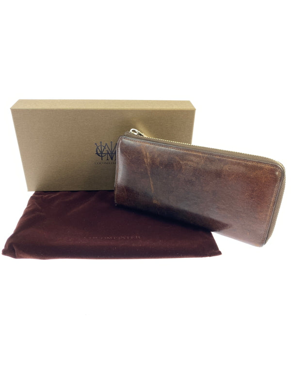 【中古品】【メンズ】 COCOMEISTER ココマイスター BETELGEUSE ベテルギウス ラウンドファスナー 長財布 財布 200-260707-jt-26-min カラー：ブラウン 万代Net店