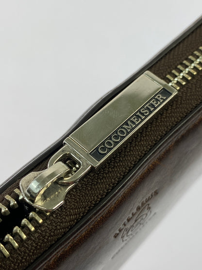 【中古品】【メンズ】 COCOMEISTER ココマイスター BETELGEUSE ベテルギウス ラウンドファスナー 長財布 財布 200-260707-jt-26-min カラー：ブラウン 万代Net店