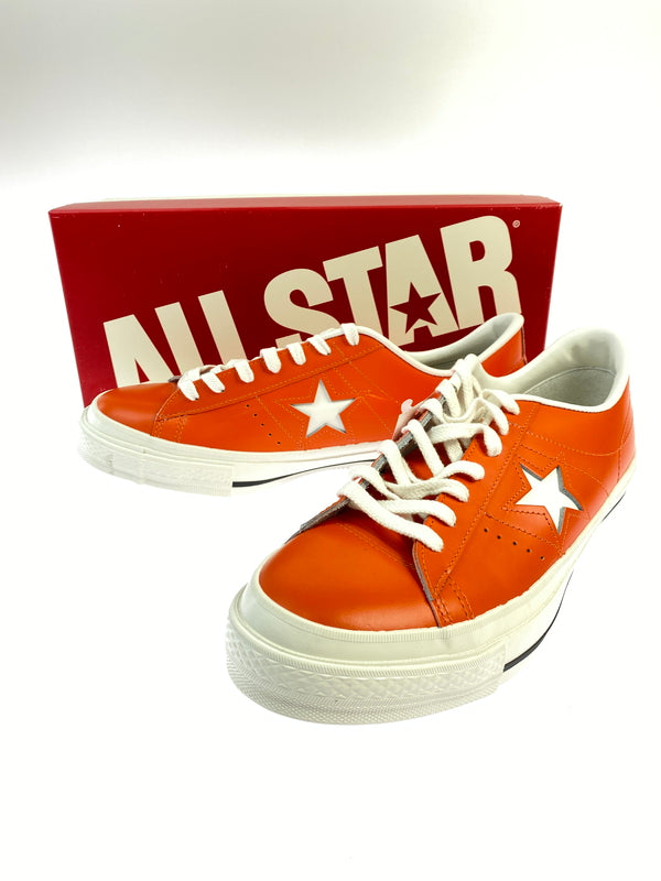 【中古美品】【メンズ】 CONVERSE コンバース ONE STAR J ORANGE 35200880 SS25 ワンスター ｊ スニーカー靴 162-260707-jt-18-min サイズ：US ９ 27.0cm カラー：オレンジ/ホワイト 万代Net店