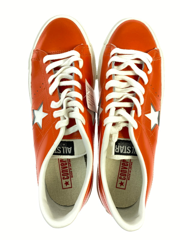 【中古美品】【メンズ】 CONVERSE コンバース ONE STAR J ORANGE 35200880 SS25 ワンスター ｊ スニーカー靴 162-260707-jt-18-min サイズ：US ９ 27.0cm カラー：オレンジ/ホワイト 万代Net店