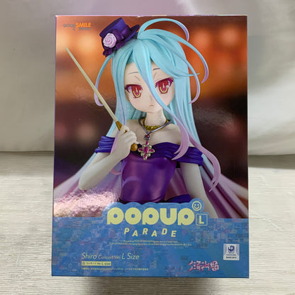 【現状渡し品】 POP UP PARADE 白 コンサートVer. L size ノーゲーム・ノーライフ ゼロ 完成品 フィギュア グッドスマイルカンパニー 053-260824-em-07-min 万代Net店