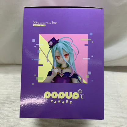 【現状渡し品】 POP UP PARADE 白 コンサートVer. L size ノーゲーム・ノーライフ ゼロ 完成品 フィギュア グッドスマイルカンパニー 053-260824-em-07-min 万代Net店
