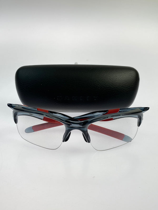 【中古品】【メンズ】 OAKLEY オークリー 9153-11 HALF JACKET2.0 SUNGLASSES サングラス アイウェア 203-260711-AS-55-min サイズ：62□15-133 カラー：ブルー/レッド 万代Net店