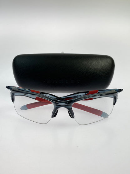 【中古品】【メンズ】 OAKLEY オークリー 9153-11 HALF JACKET2.0 SUNGLASSES サングラス アイウェア 203-260711-AS-55-min サイズ：62□15-133 カラー：ブルー/レッド 万代Net店