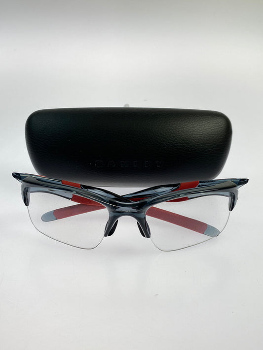 【中古品】【メンズ】 OAKLEY オークリー 9153-11 HALF JACKET2.0 SUNGLASSES サングラス アイウェア 203-260711-AS-55-min サイズ：62□15-133 カラー：ブルー/レッド 万代Net店