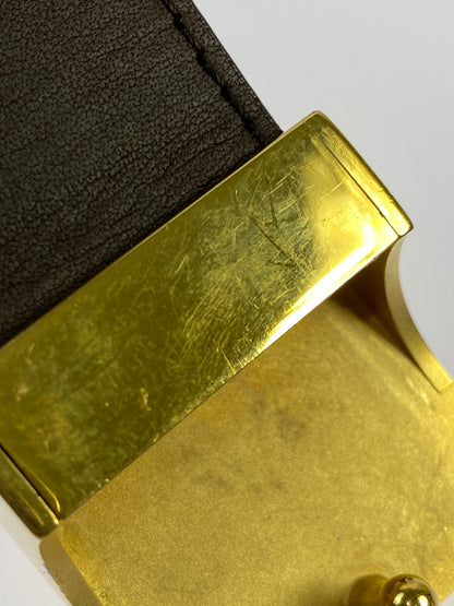 【中古品】【レディース】 LOUIS VUITTON ルイ・ヴィトン M6944V ダミエ サンチュール LV パリ ベルト 小物 179-260711-AS-52-min サイズ：85/34 カラー：ブラウン 万代Net店