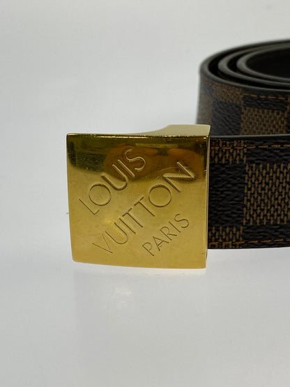 【中古品】【レディース】 LOUIS VUITTON ルイ・ヴィトン M6944V ダミエ サンチュール LV パリ ベルト 小物 179-260711-AS-52-min サイズ：85/34 カラー：ブラウン 万代Net店