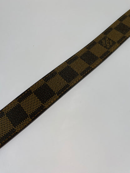 【中古品】【レディース】 LOUIS VUITTON ルイ・ヴィトン M6944V ダミエ サンチュール LV パリ ベルト 小物 179-260711-AS-52-min サイズ：85/34 カラー：ブラウン 万代Net店