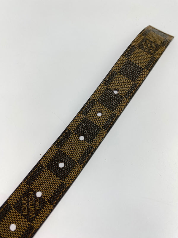 【中古品】【レディース】 LOUIS VUITTON ルイ・ヴィトン M6944V ダミエ サンチュール LV パリ ベルト 小物 179-260711-AS-52-min サイズ：85/34 カラー：ブラウン 万代Net店