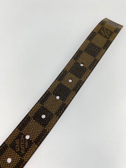 【中古品】【レディース】 LOUIS VUITTON ルイ・ヴィトン M6944V ダミエ サンチュール LV パリ ベルト 小物 179-260711-AS-52-min サイズ：85/34 カラー：ブラウン 万代Net店
