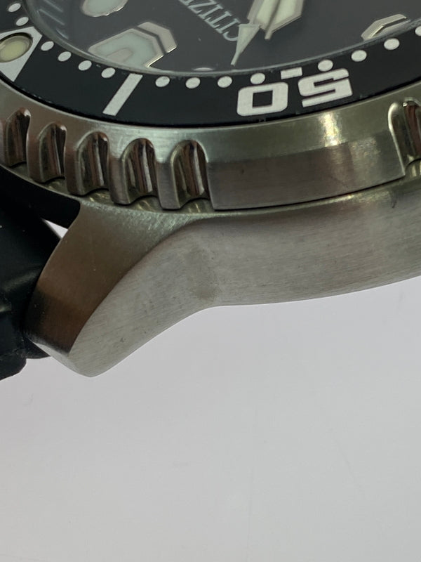 【中古品】【メンズ】 CITIZEN シチズン E168-S100623 ECO-DRIVE ソーラーアナログ 腕時計 197-260711-AS-50-min カラー：シルバー/ブラック 万代Net店